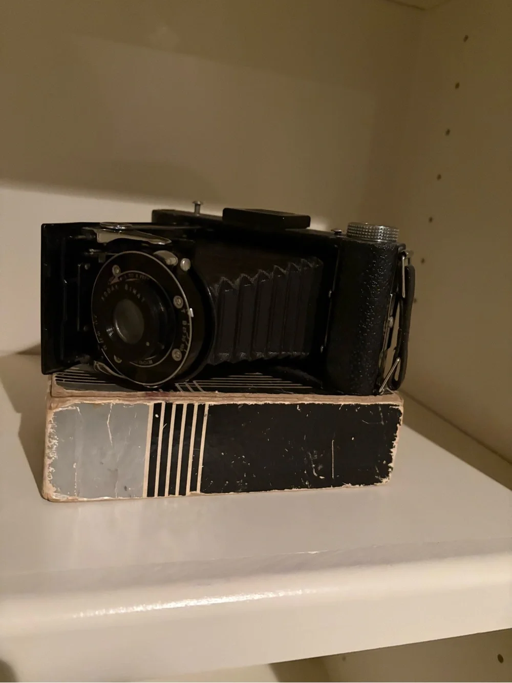 Kodak Black Art Deco Vintage Folding Six-20 Camera